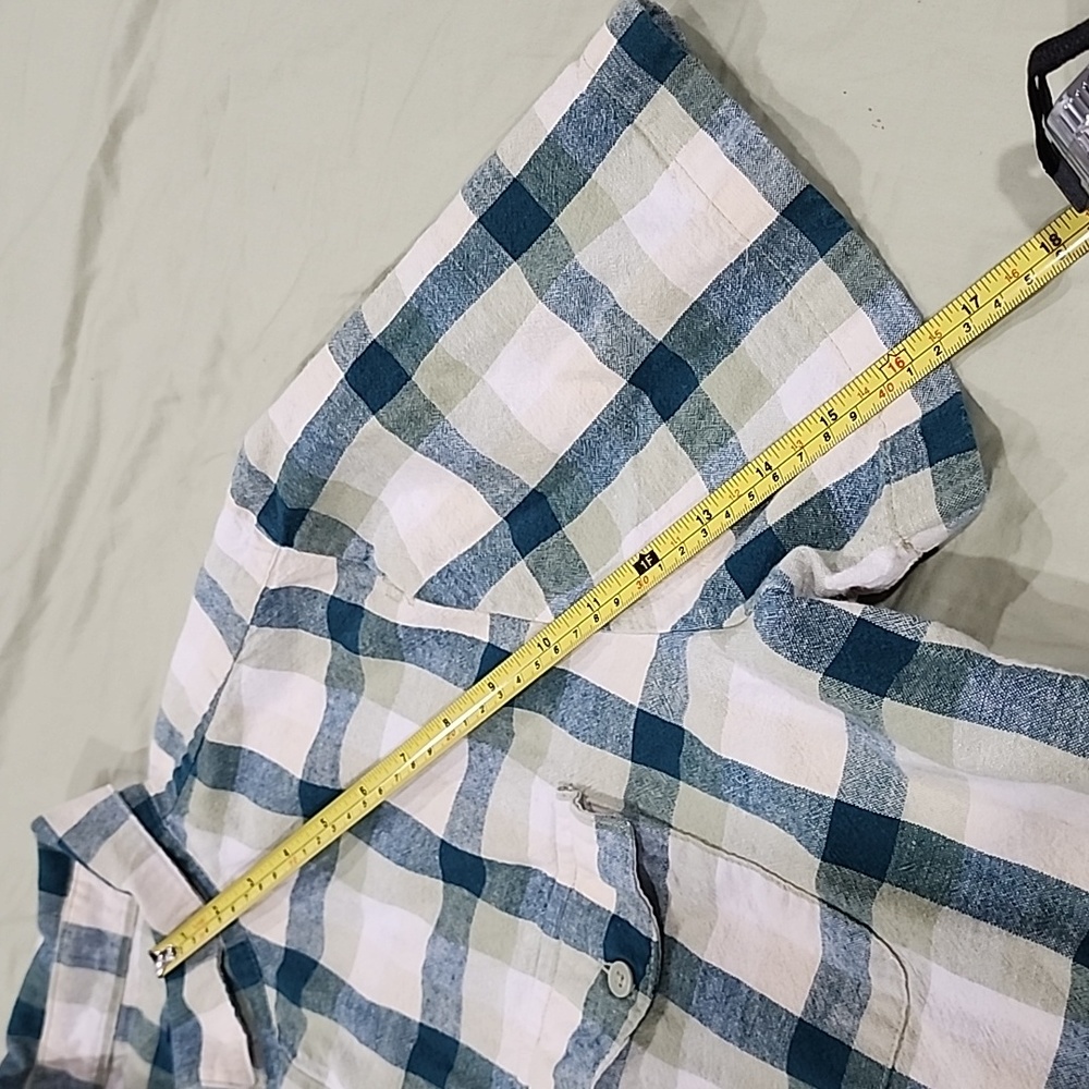 Men green XL casual/dress shirt - Picture 3 of 9